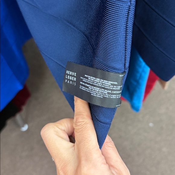 Herve Leger One-Shoulder Long Sleeve Bandage Minidress NEW WITHOUT HANGTAG - Picture 6 of 7